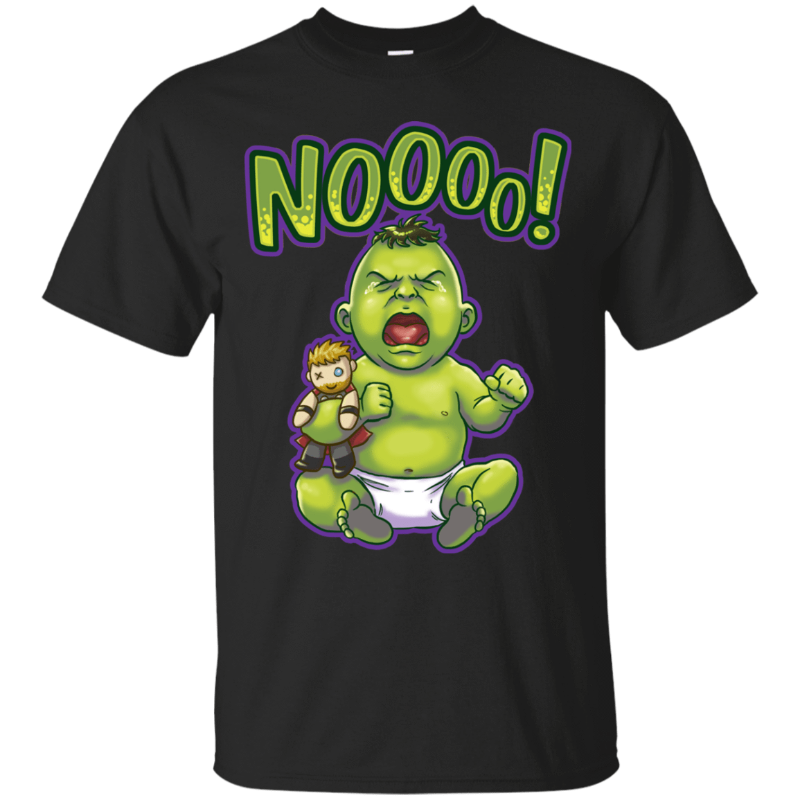 T-Shirts Black / S Green Crybaby T-Shirt