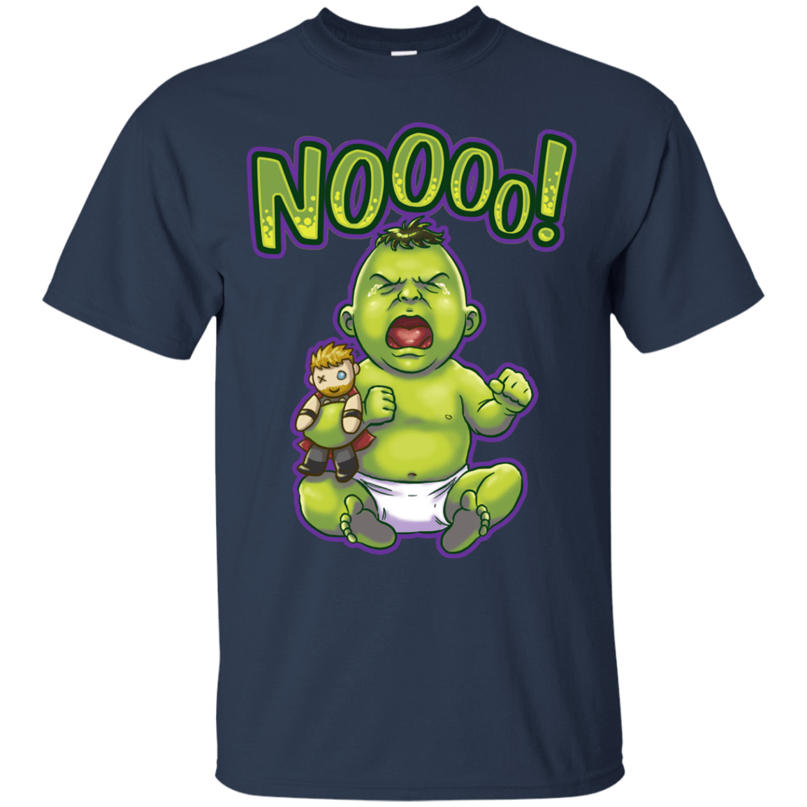 T-Shirts Navy / S Green Crybaby T-Shirt