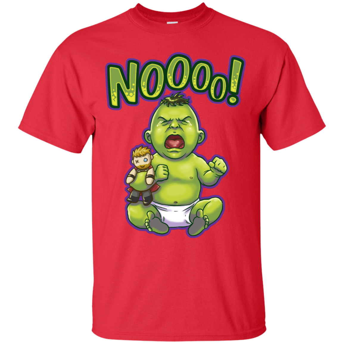 T-Shirts Red / S Green Crybaby T-Shirt