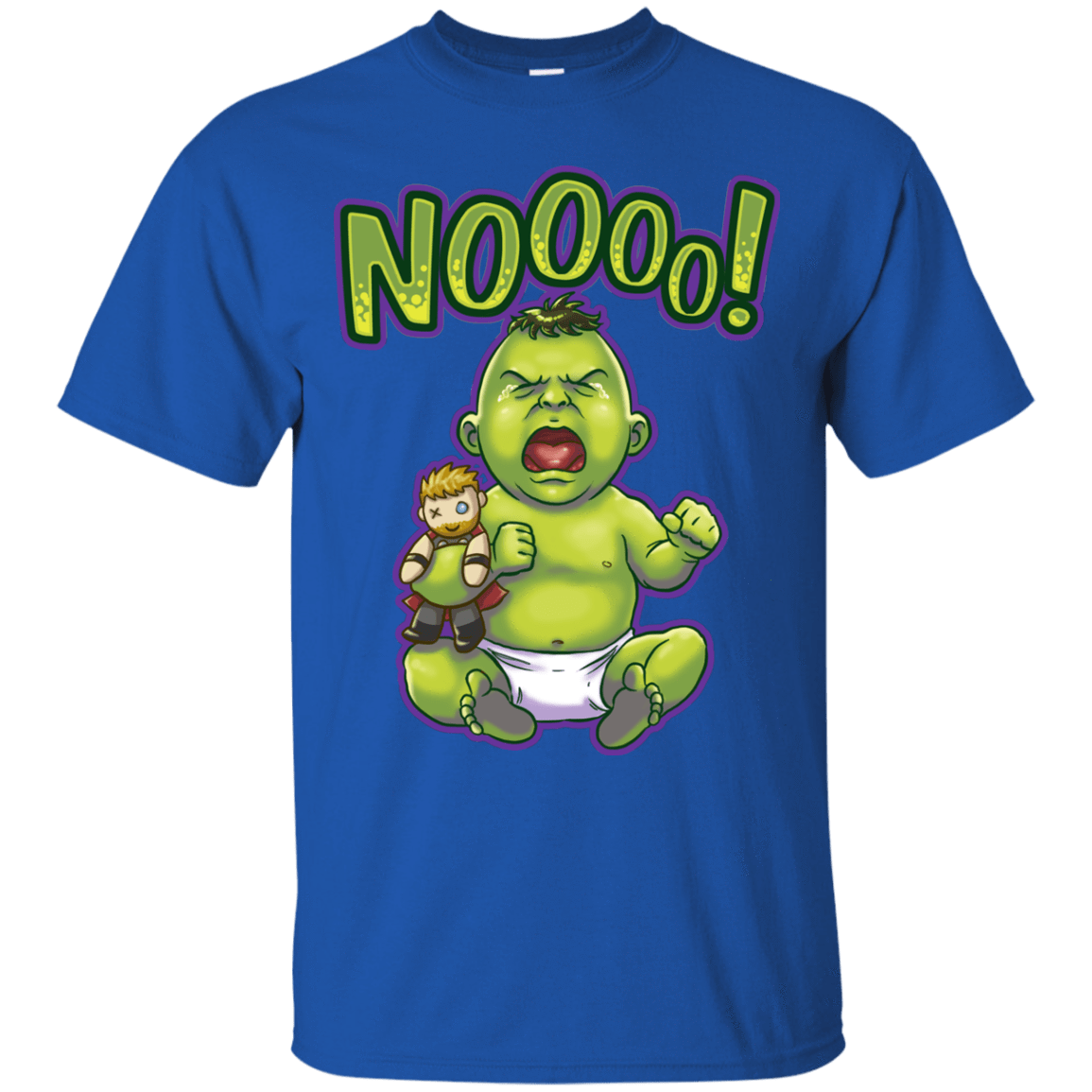 T-Shirts Royal / S Green Crybaby T-Shirt