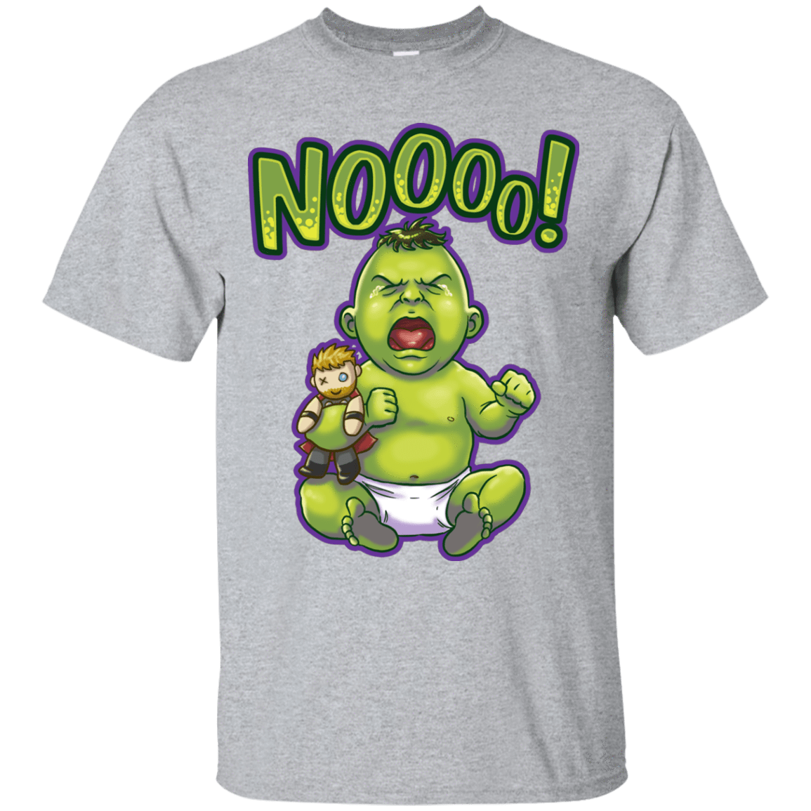 T-Shirts Sport Grey / S Green Crybaby T-Shirt