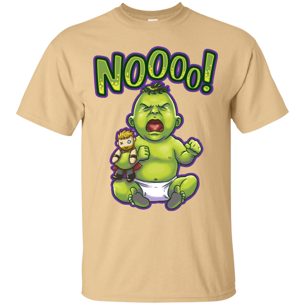 T-Shirts Vegas Gold / S Green Crybaby T-Shirt