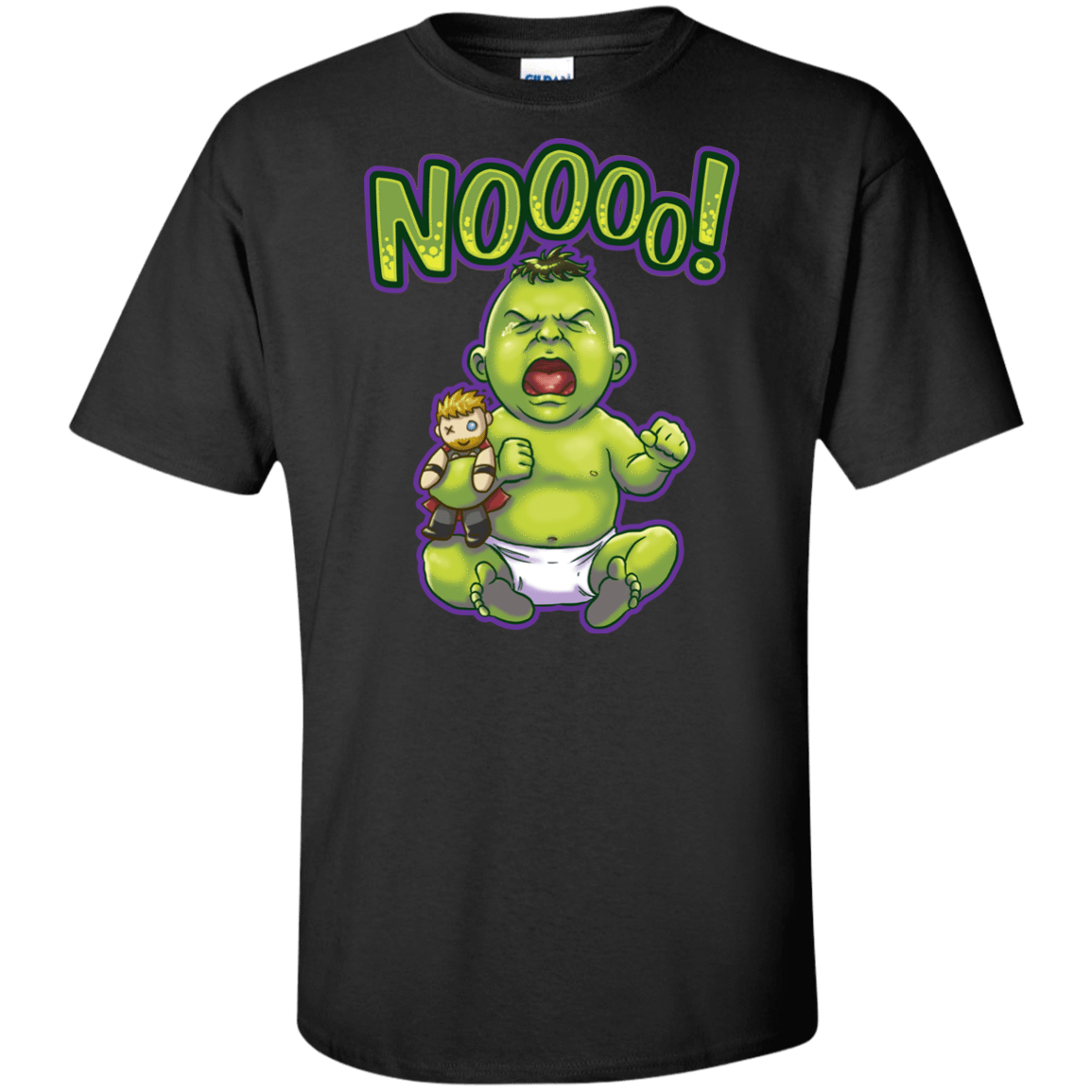 T-Shirts Black / XLT Green Crybaby Tall T-Shirt