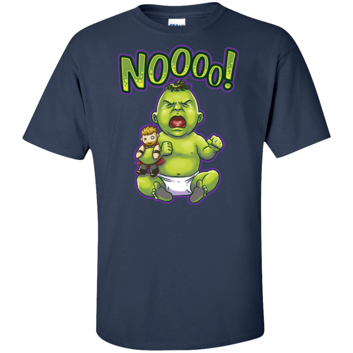 T-Shirts Navy / XLT Green Crybaby Tall T-Shirt