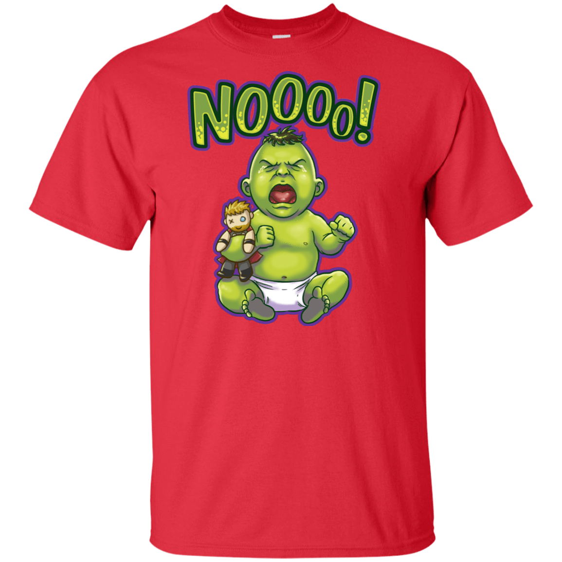 T-Shirts Red / XLT Green Crybaby Tall T-Shirt