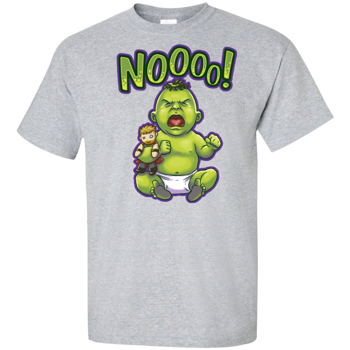 T-Shirts Sport Grey / XLT Green Crybaby Tall T-Shirt