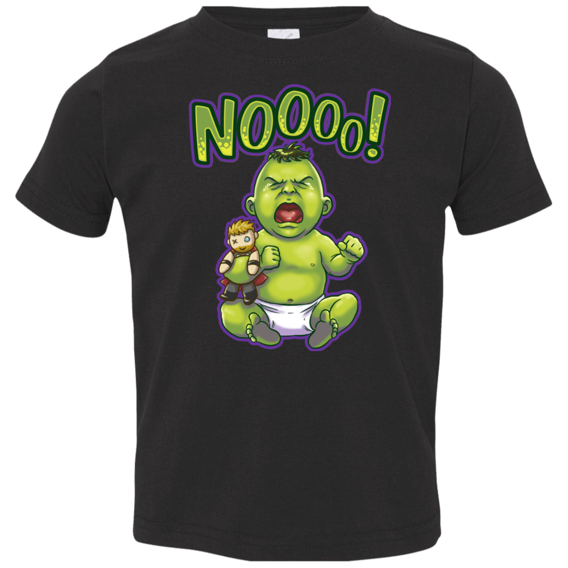 T-Shirts Black / 2T Green Crybaby Toddler Premium T-Shirt