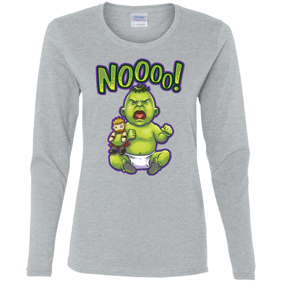 Green Crybaby Women's Long Sleeve T-Shirt