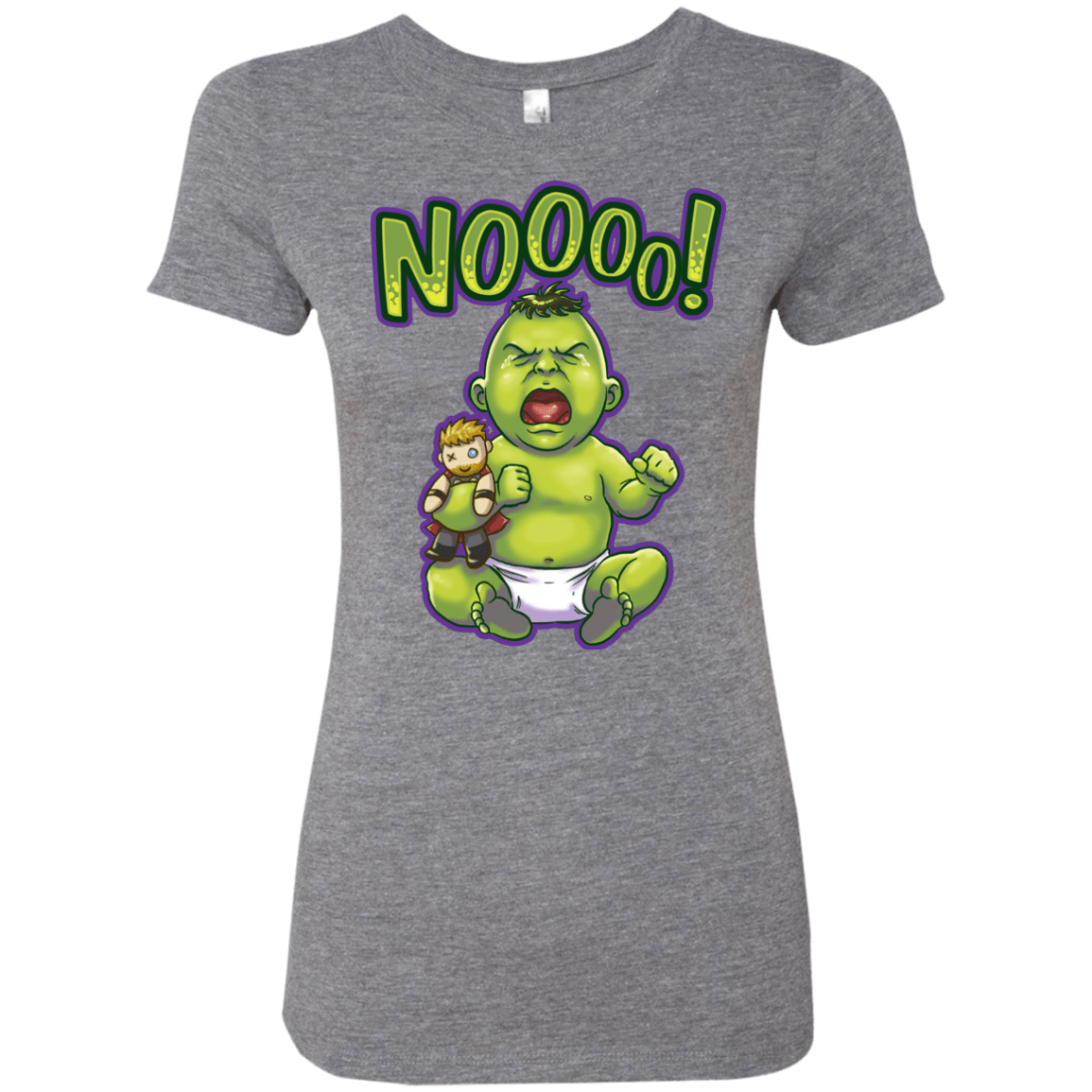 T-Shirts Premium Heather / S Green Crybaby Women's Triblend T-Shirt