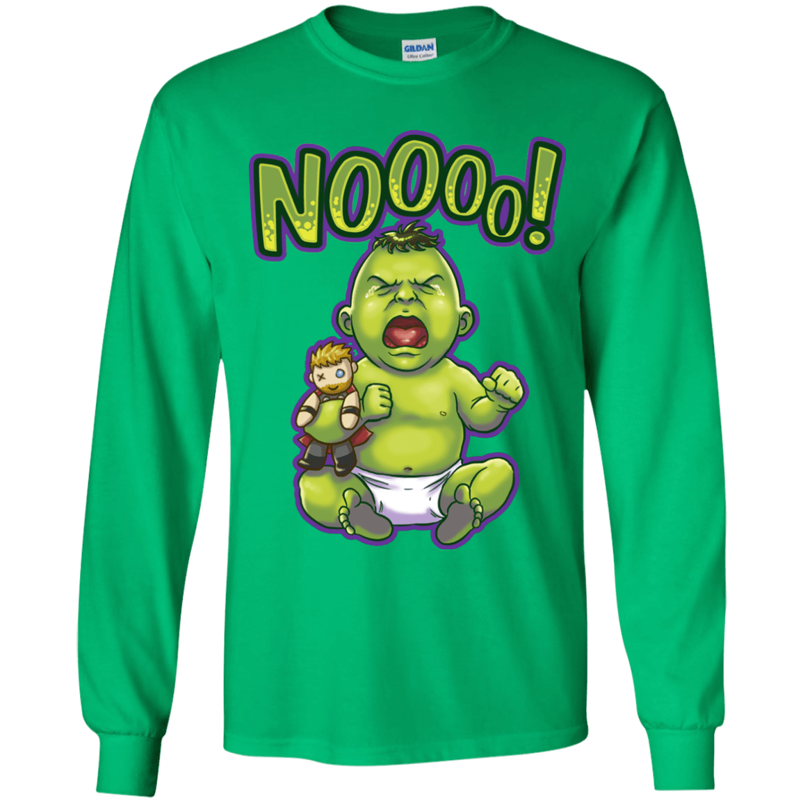 Green Crybaby Youth Long Sleeve T-Shirt