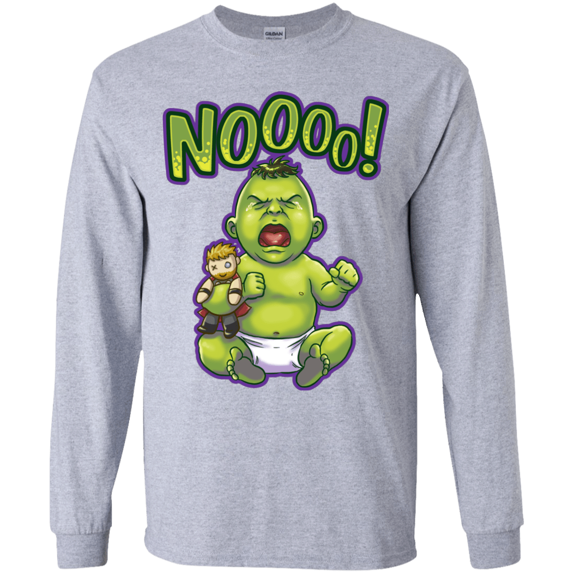 Green Crybaby Youth Long Sleeve T-Shirt