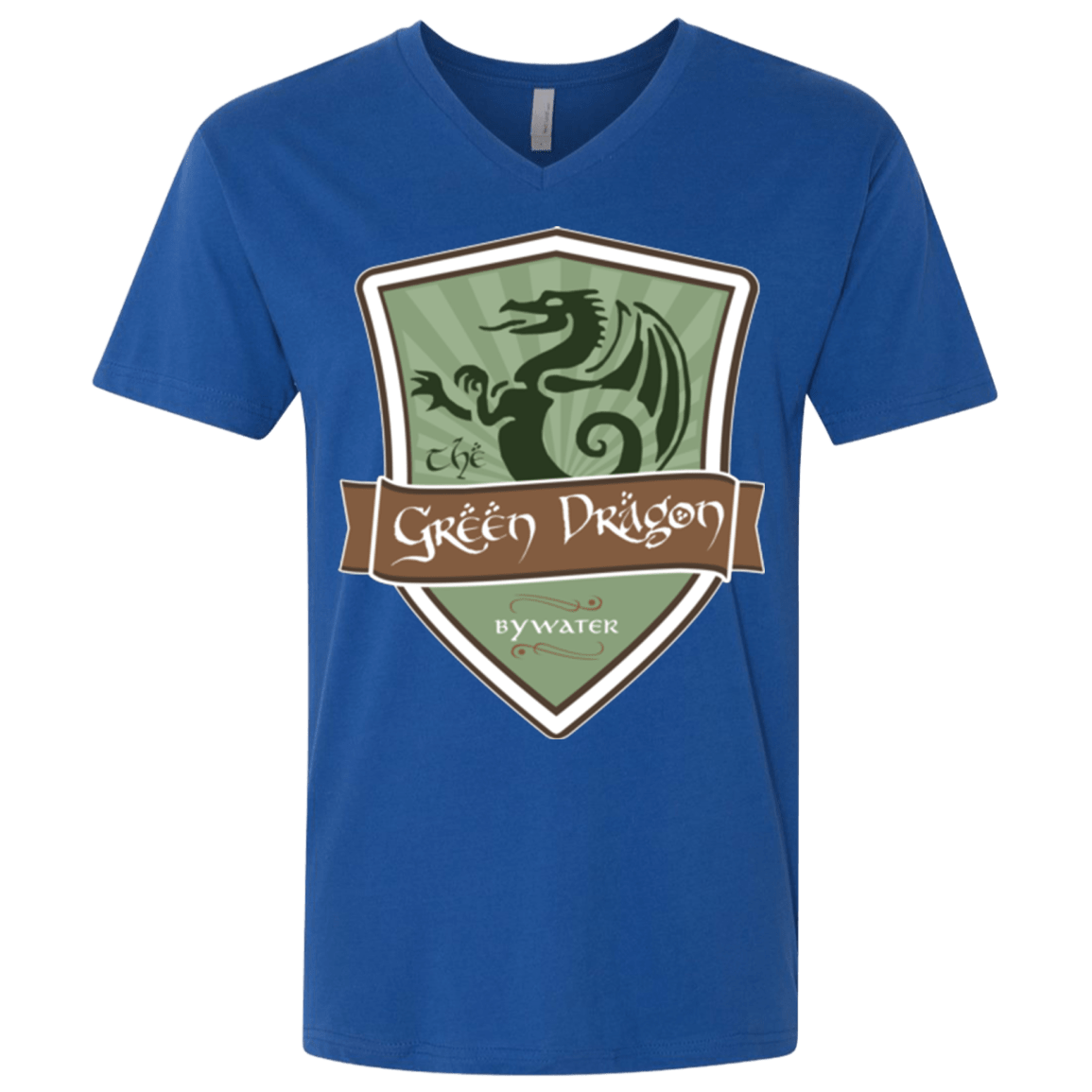 Green Dragon (1) Men's Premium V-Neck
