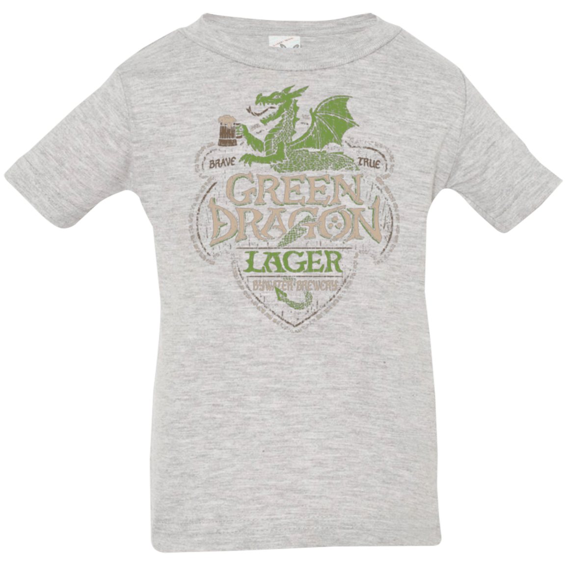 T-Shirts Heather / 6 Months Green Dragon Infant Premium T-Shirt