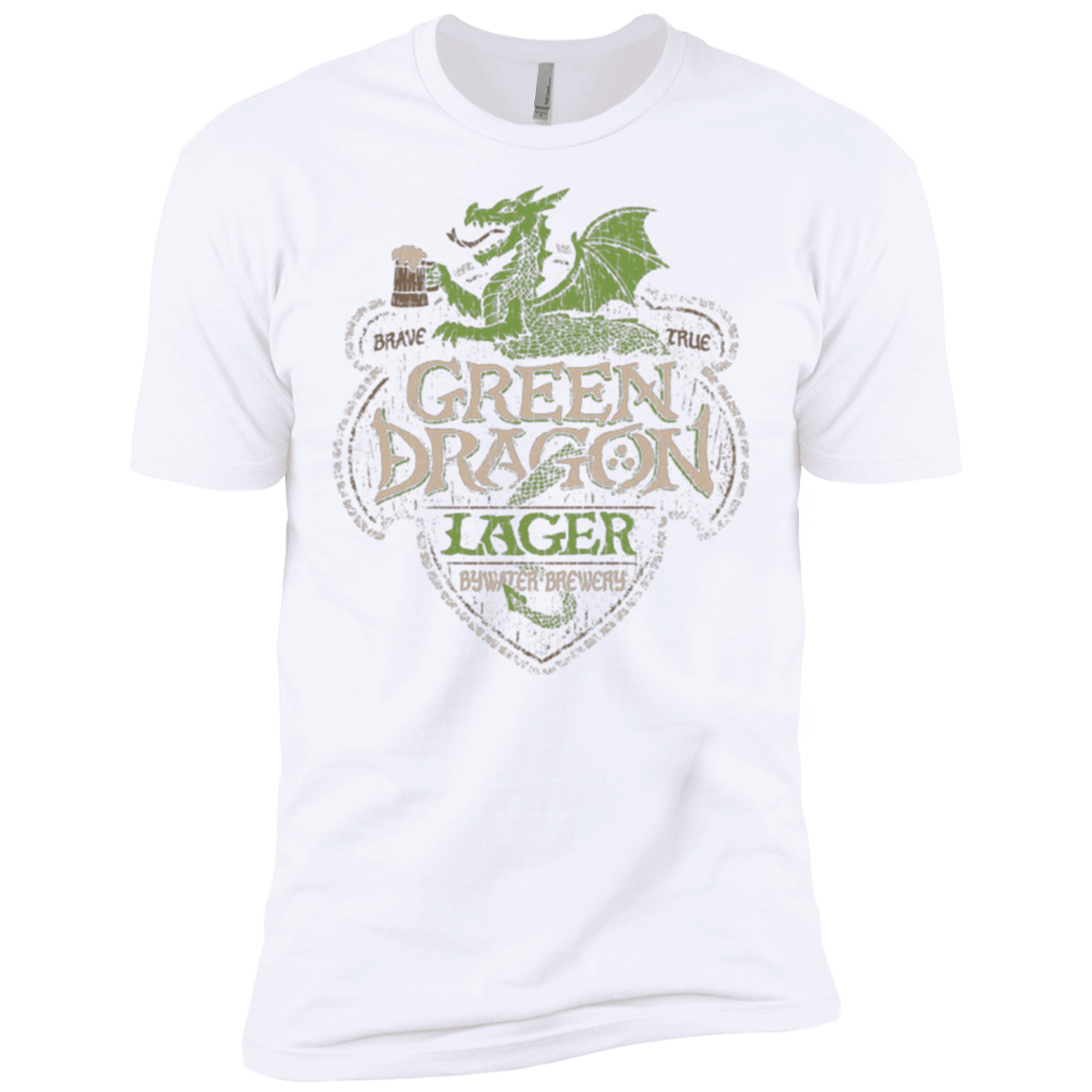 T-Shirts White / X-Small Green Dragon Men's Premium T-Shirt