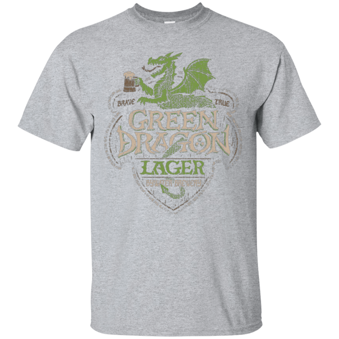 T-Shirts Sport Grey / Small Green Dragon T-Shirt
