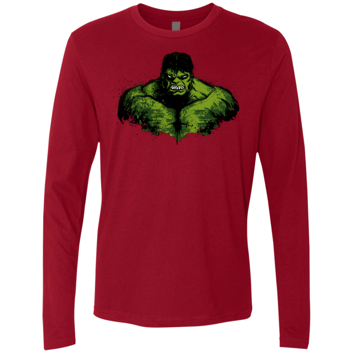 Green Fury Men's Premium Long Sleeve