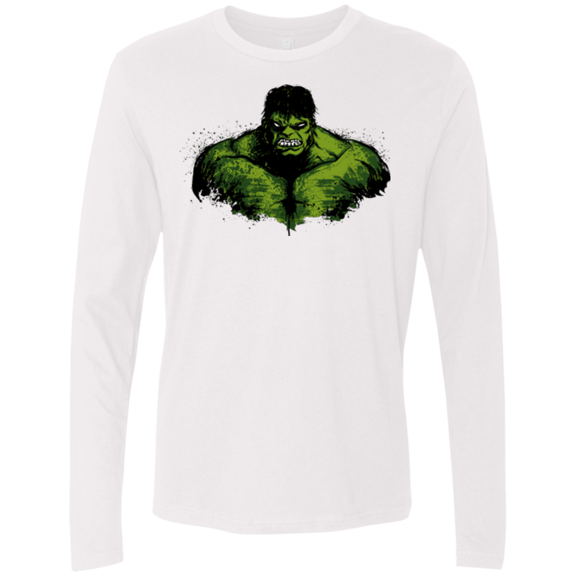 T-Shirts White / Small Green Fury Men's Premium Long Sleeve