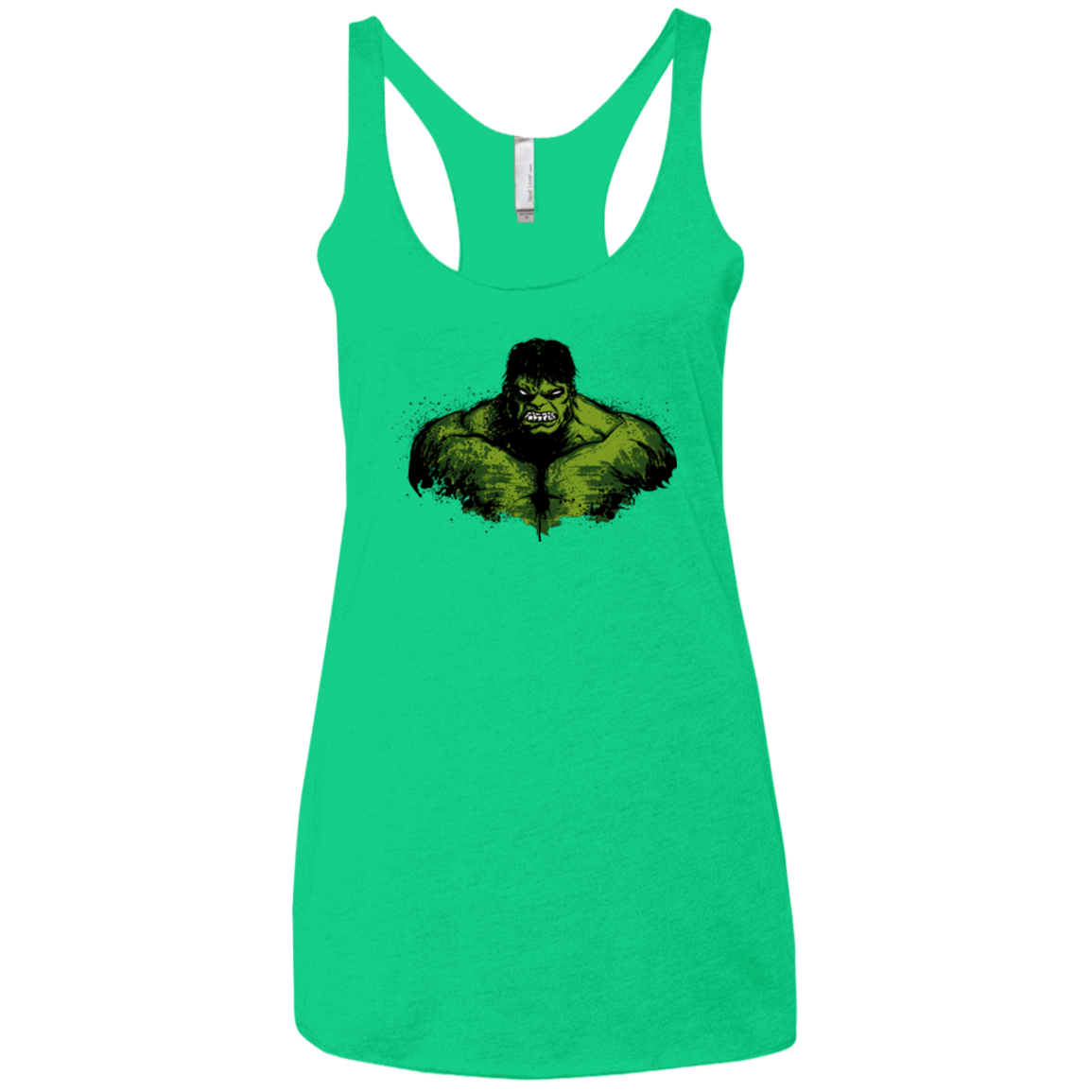 Green Fury Women's Triblend Racerback Tank