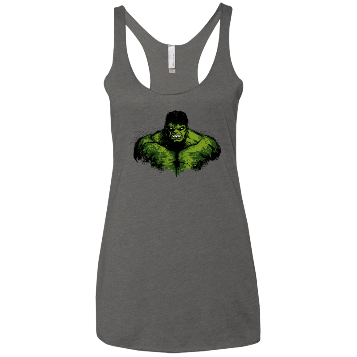 Green Fury Women's Triblend Racerback Tank