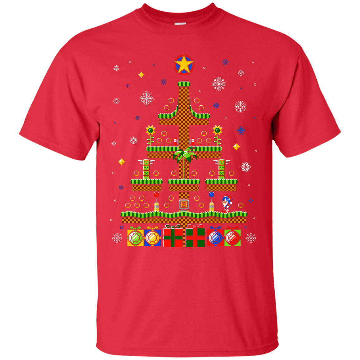 T-Shirts Red / Small Green Hill Christmas T-Shirt