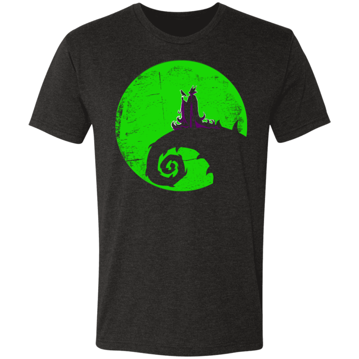 T-Shirts Vintage Black / S Green Night Men's Triblend T-Shirt