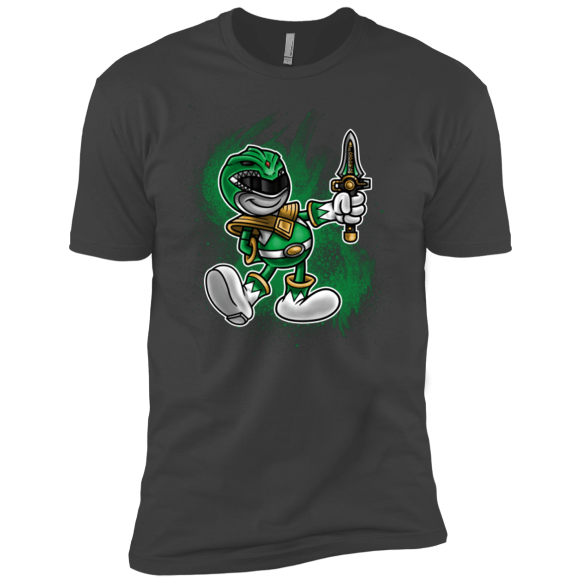 T-Shirts Heavy Metal / YXS Green Ranger Artwork Boys Premium T-Shirt