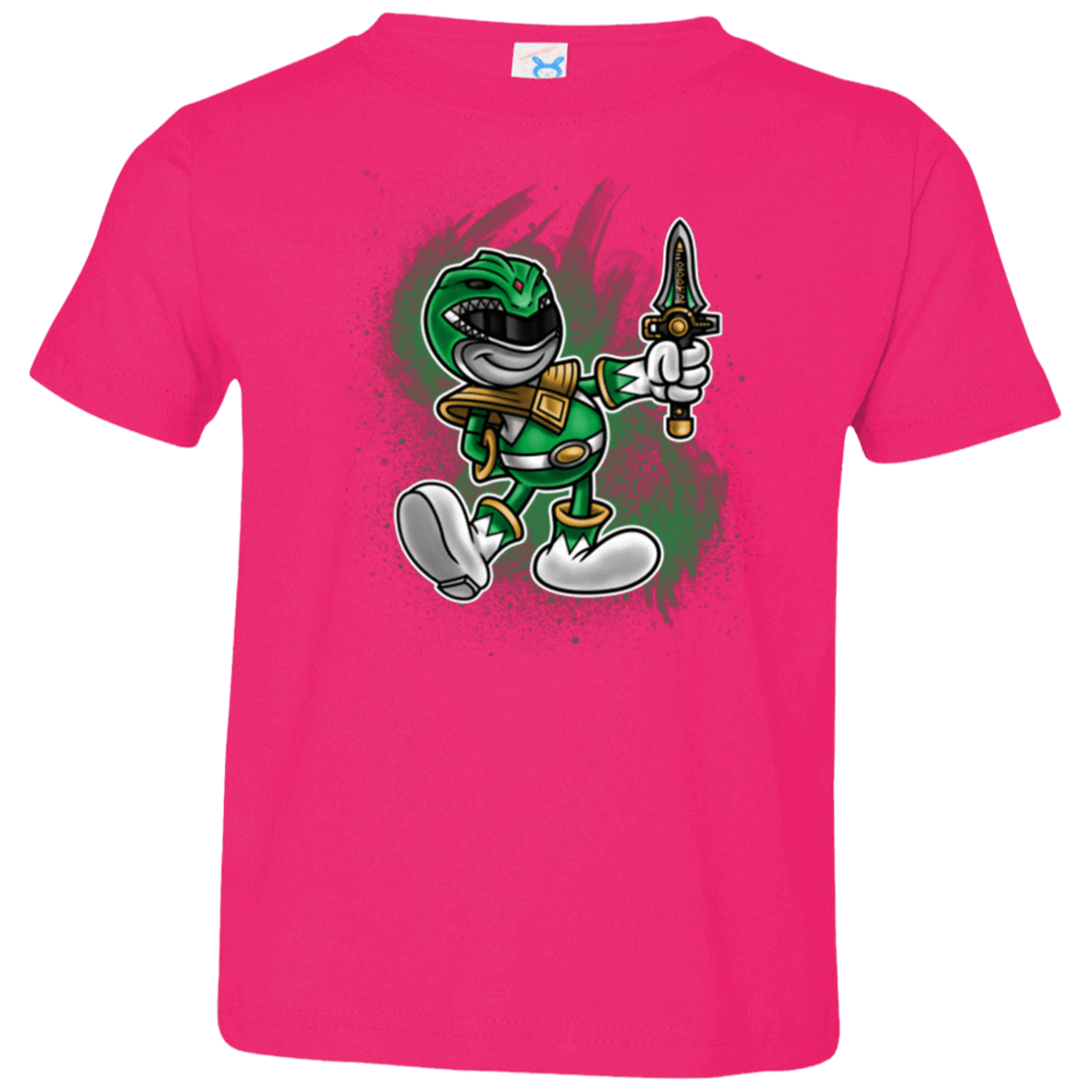 T-Shirts Hot Pink / 2T Green Ranger Artwork Toddler Premium T-Shirt