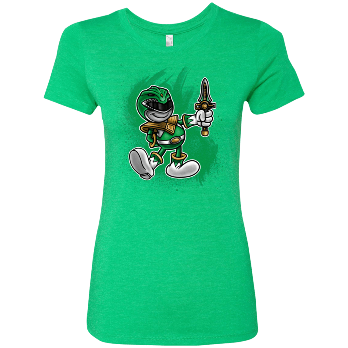 T-Shirts Envy / Small Green Ranger Artwork Women's Triblend T-Shirt