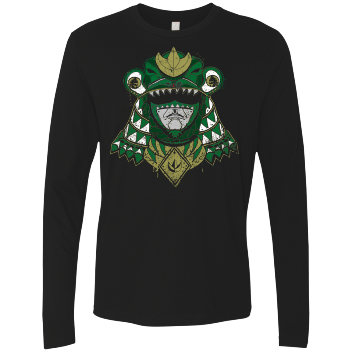 T-Shirts Black / Small Green Shogun Ranger Men's Premium Long Sleeve