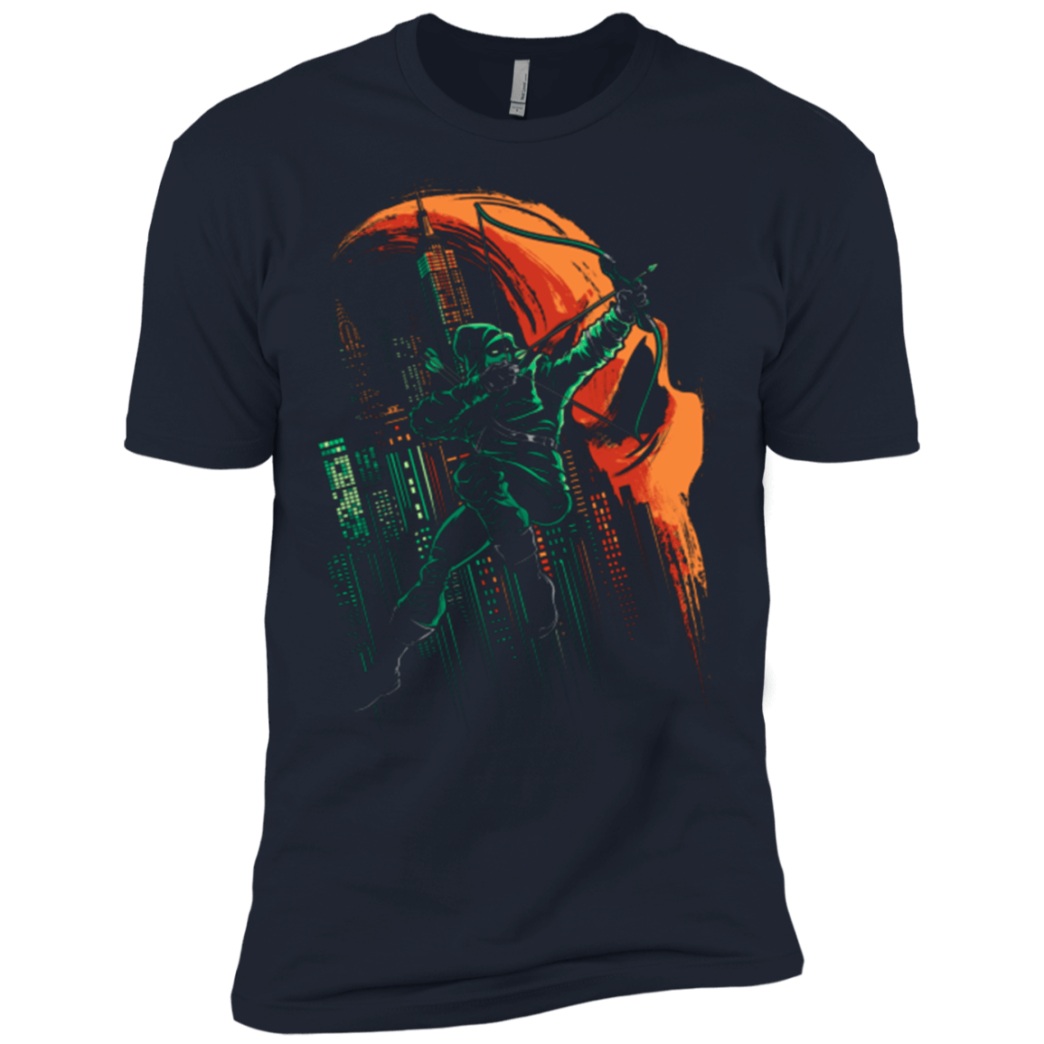 T-Shirts Midnight Navy / X-Small Green Vigilance Men's Premium T-Shirt