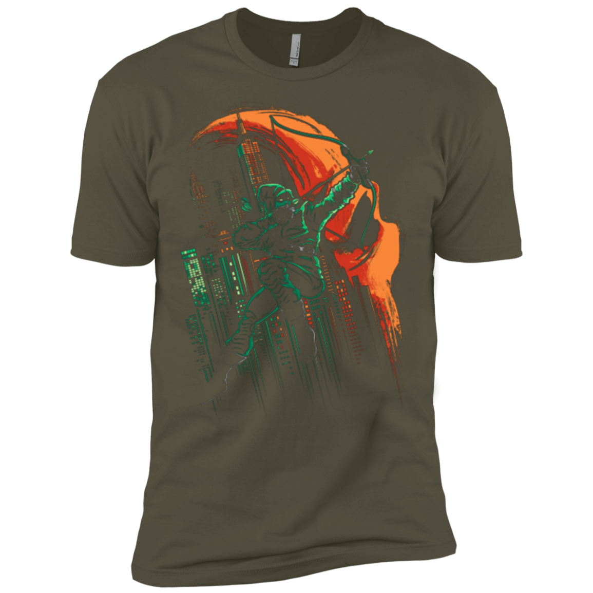 T-Shirts Military Green / X-Small Green Vigilance Men's Premium T-Shirt