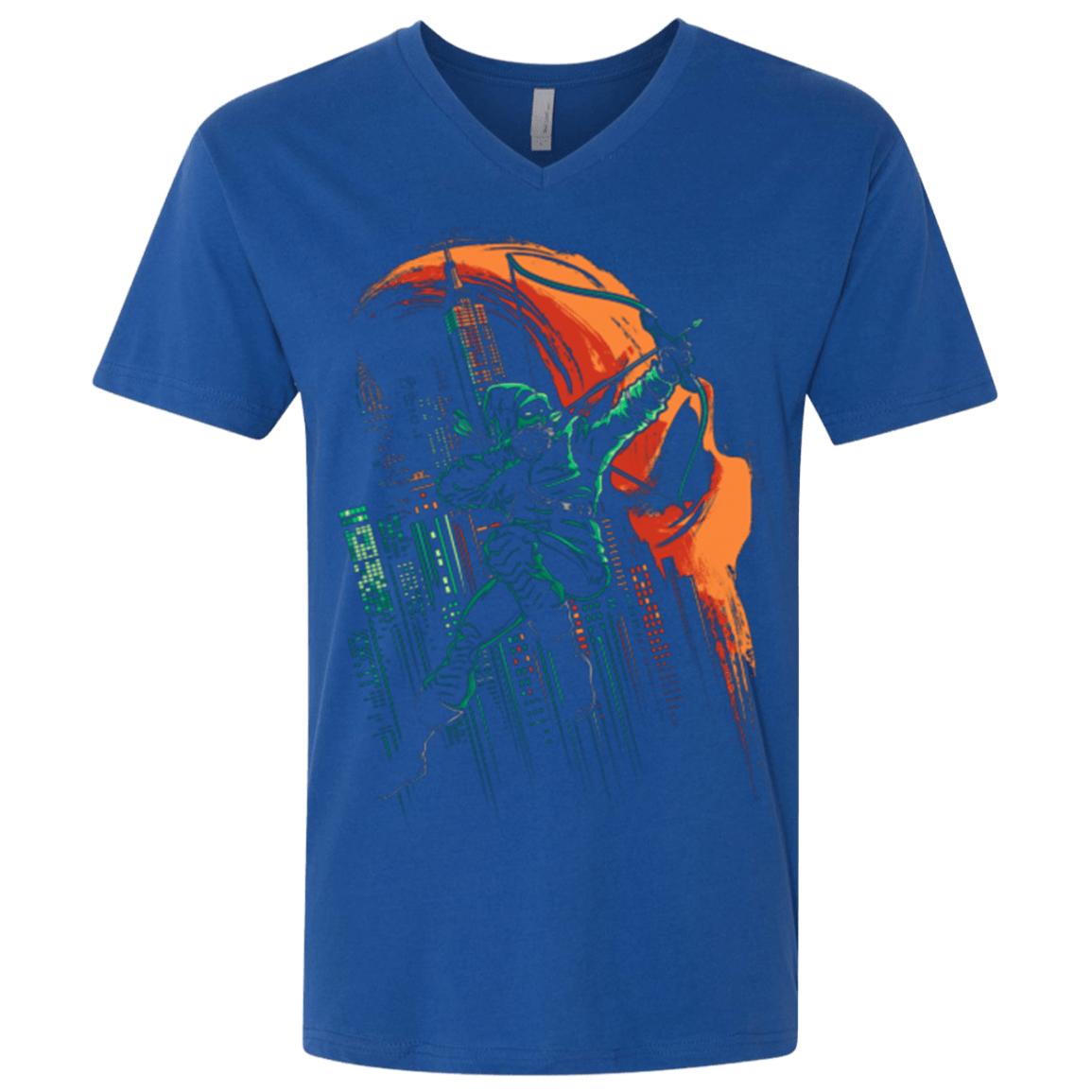 T-Shirts Royal / X-Small Green Vigilance Men's Premium V-Neck