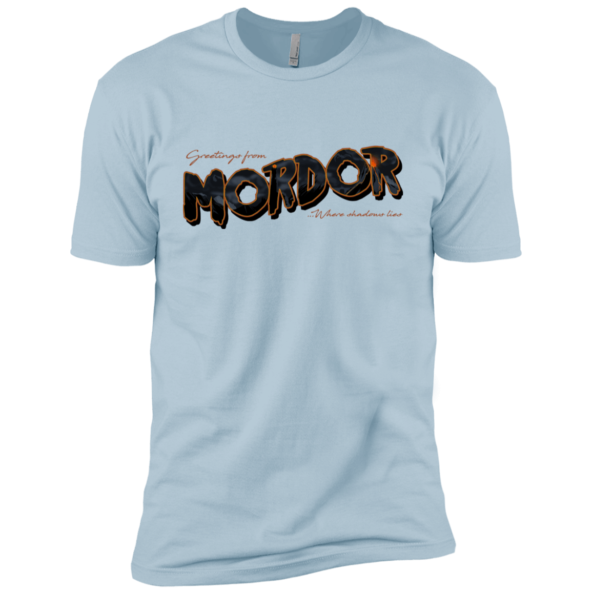T-Shirts Light Blue / YXS Greetings From Mordor Boys Premium T-Shirt