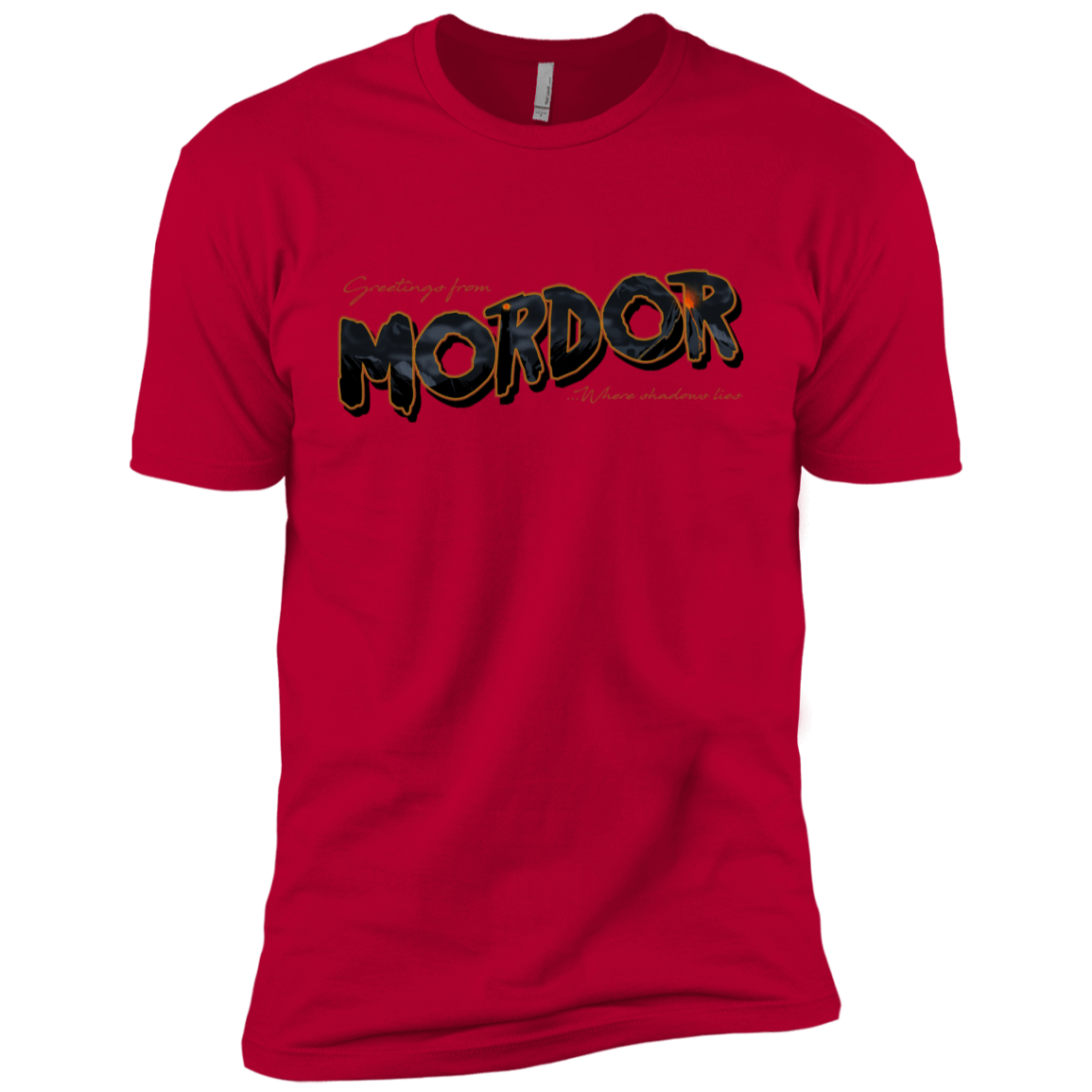 T-Shirts Red / YXS Greetings From Mordor Boys Premium T-Shirt