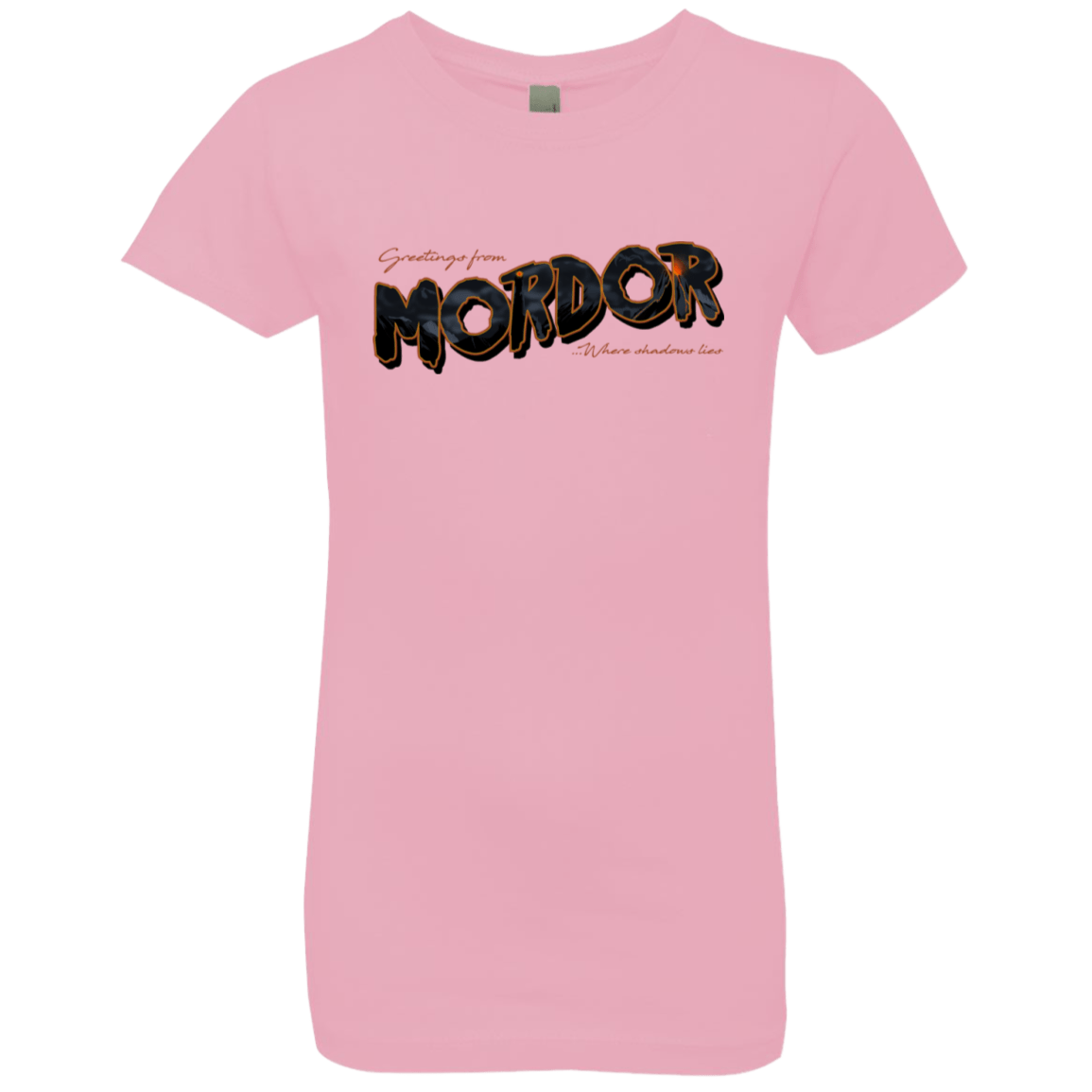 T-Shirts Light Pink / YXS Greetings From Mordor Girls Premium T-Shirt