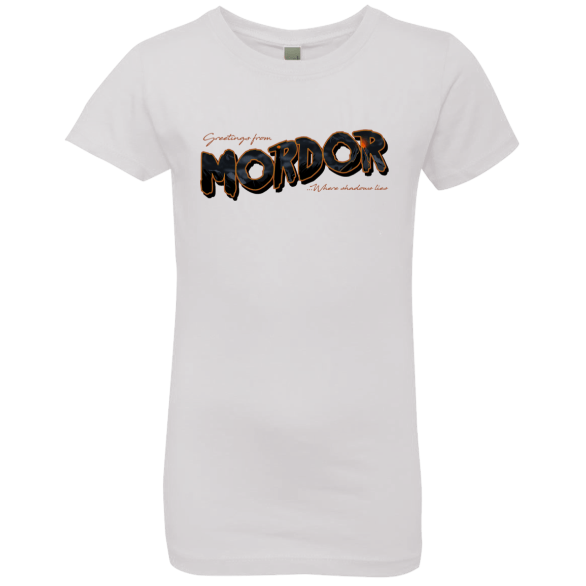 T-Shirts White / YXS Greetings From Mordor Girls Premium T-Shirt