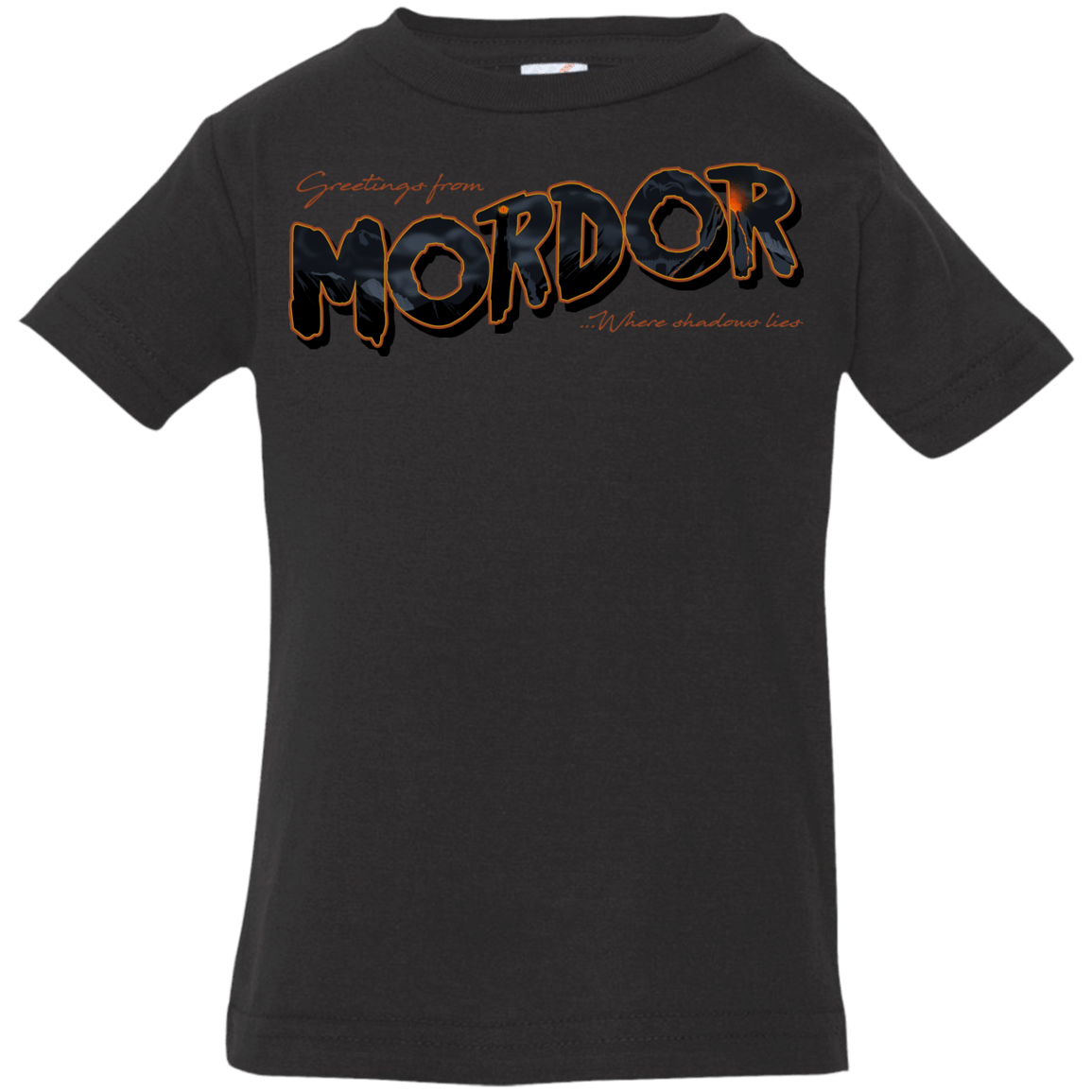 T-Shirts Black / 6 Months Greetings From Mordor Infant Premium T-Shirt