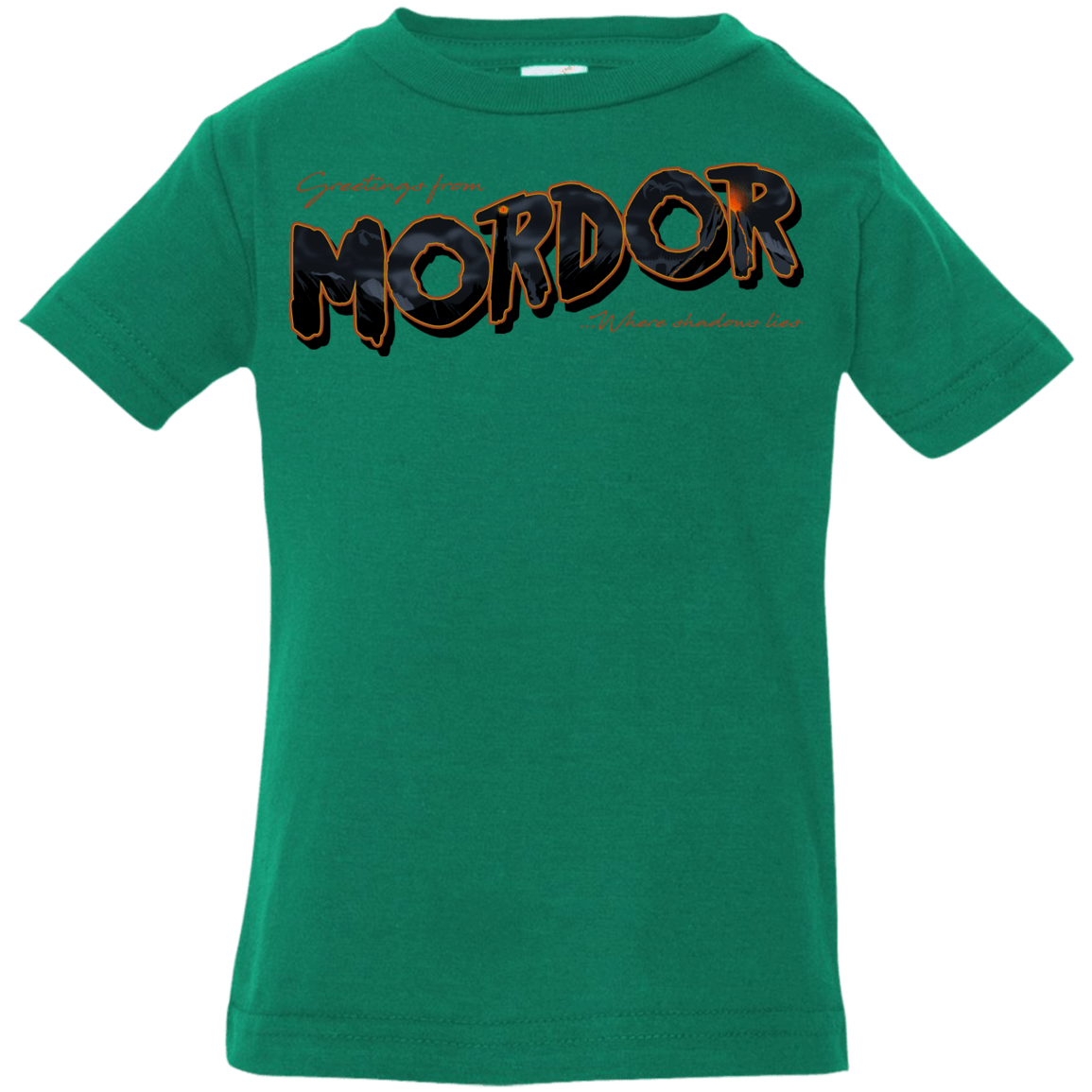 T-Shirts Kelly / 6 Months Greetings From Mordor Infant Premium T-Shirt