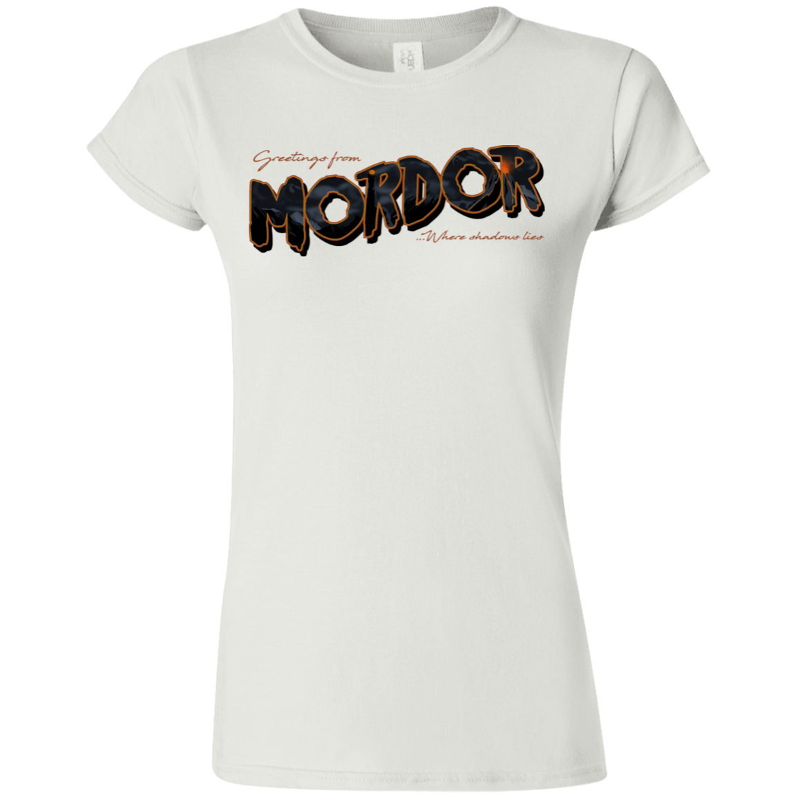 T-Shirts White / S Greetings From Mordor Junior Slimmer-Fit T-Shirt