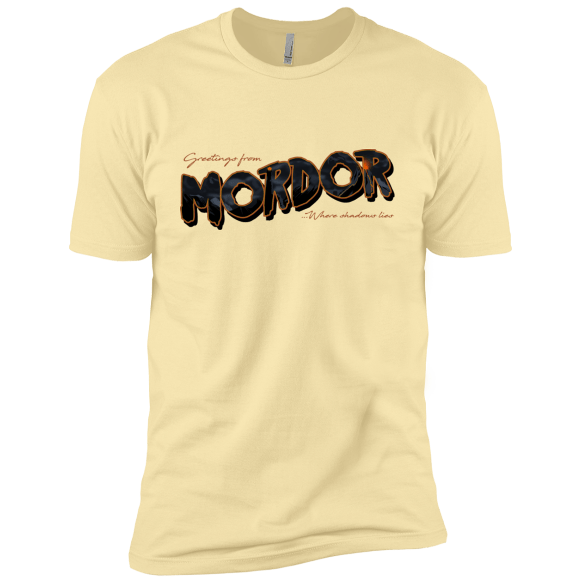 T-Shirts Banana Cream / X-Small Greetings From Mordor Men's Premium T-Shirt