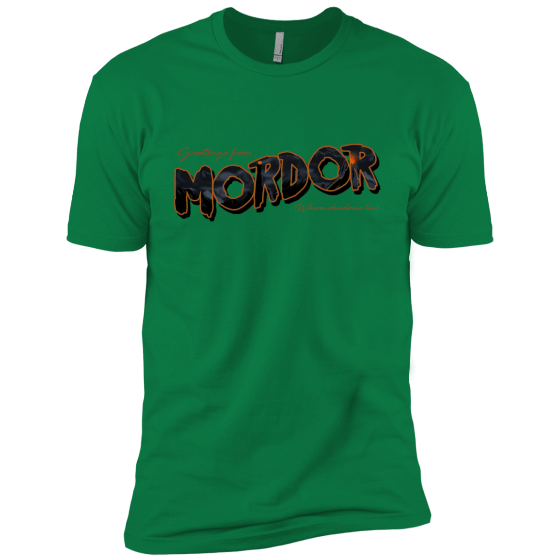 T-Shirts Kelly Green / X-Small Greetings From Mordor Men's Premium T-Shirt