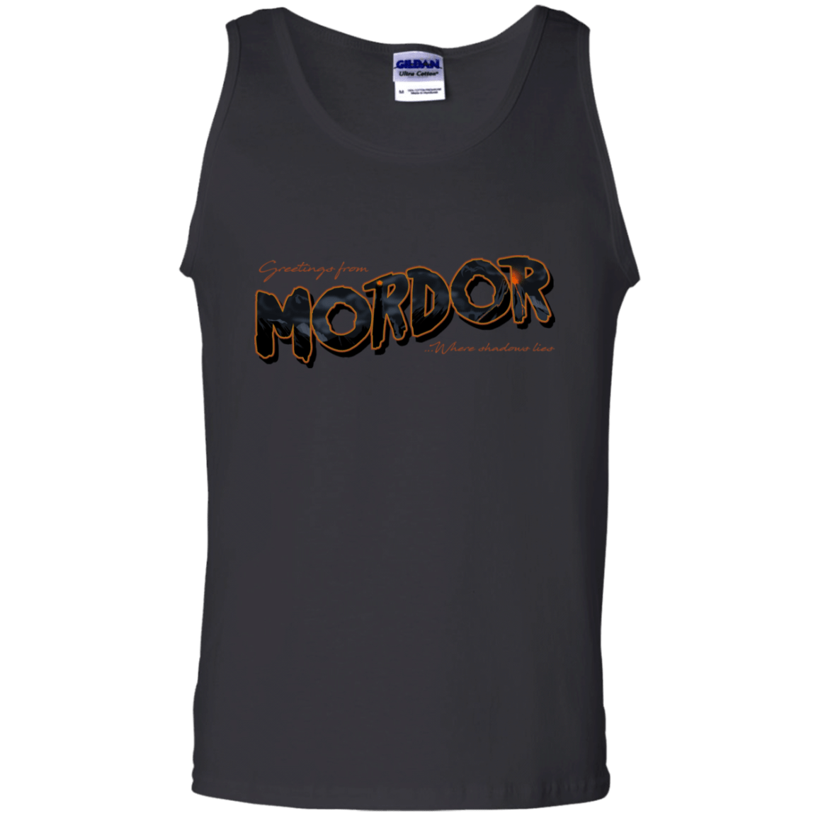 T-Shirts Black / S Greetings From Mordor Men's Tank Top