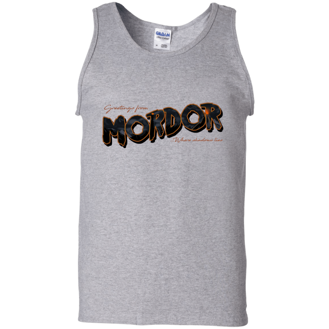 T-Shirts Sport Grey / S Greetings From Mordor Men's Tank Top