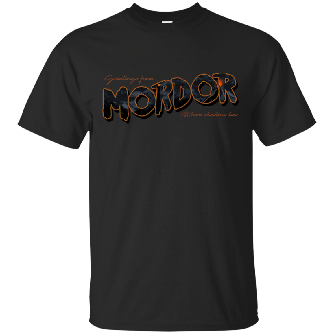 T-Shirts Black / S Greetings From Mordor T-Shirt