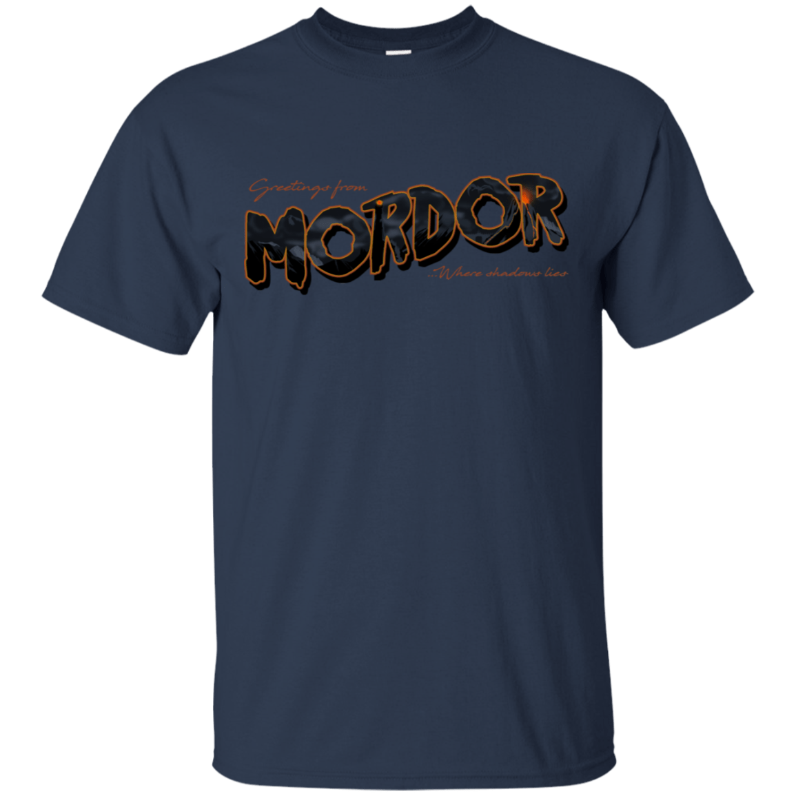 T-Shirts Navy / S Greetings From Mordor T-Shirt