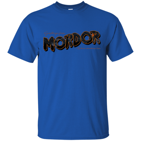 T-Shirts Royal / S Greetings From Mordor T-Shirt