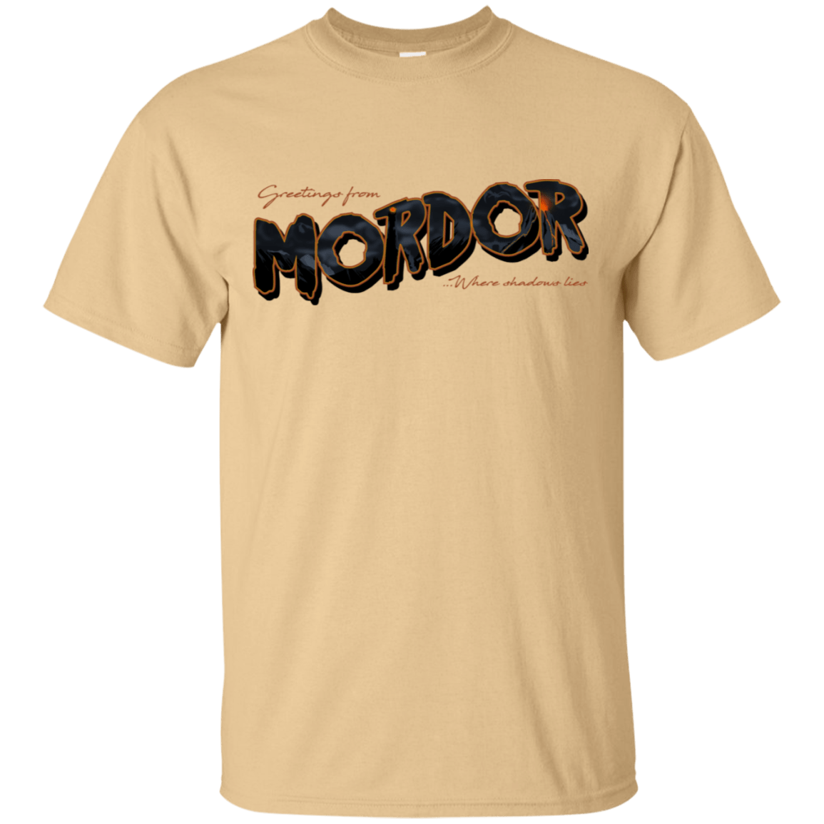 T-Shirts Vegas Gold / S Greetings From Mordor T-Shirt