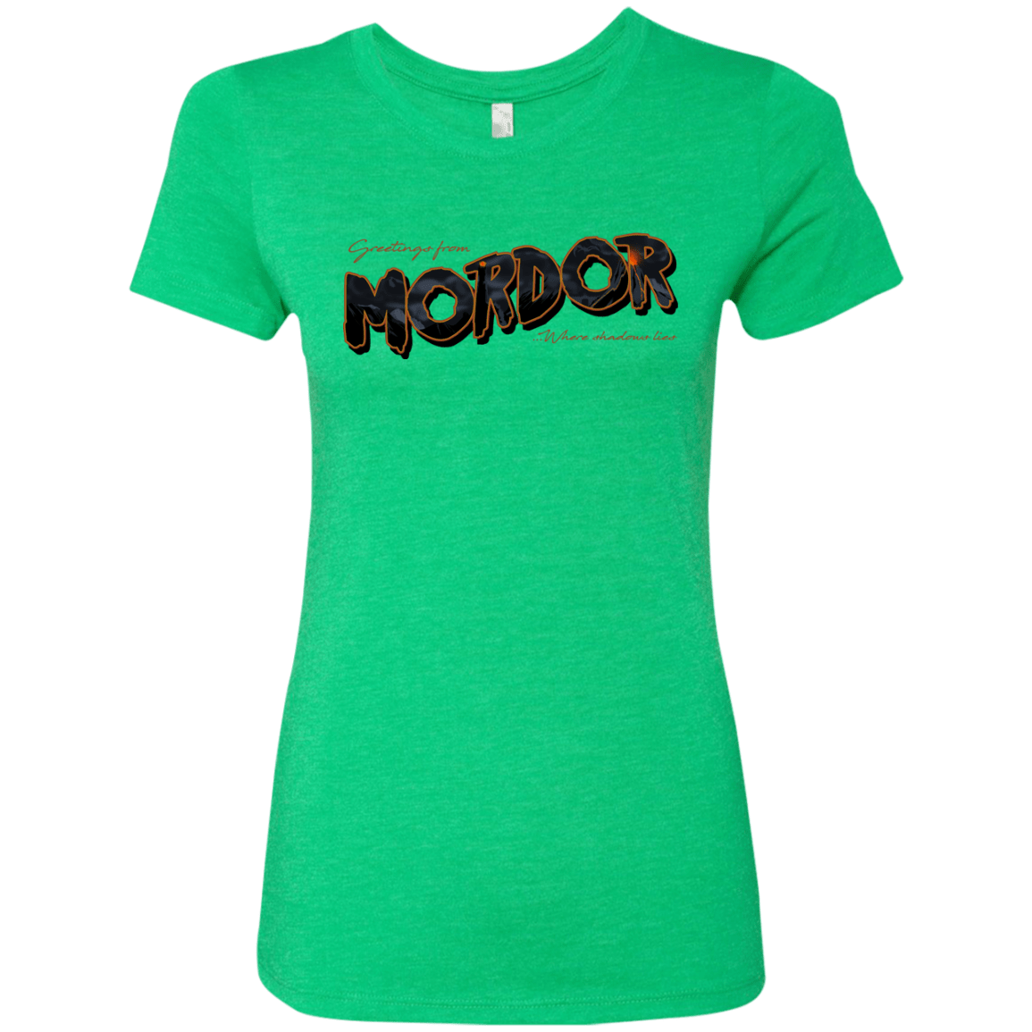 T-Shirts Envy / S Greetings From Mordor Women's Triblend T-Shirt
