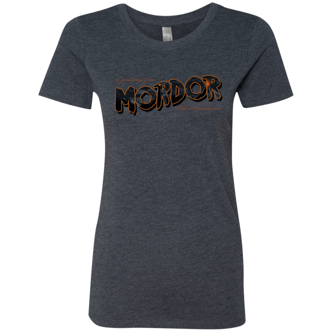 T-Shirts Vintage Navy / S Greetings From Mordor Women's Triblend T-Shirt