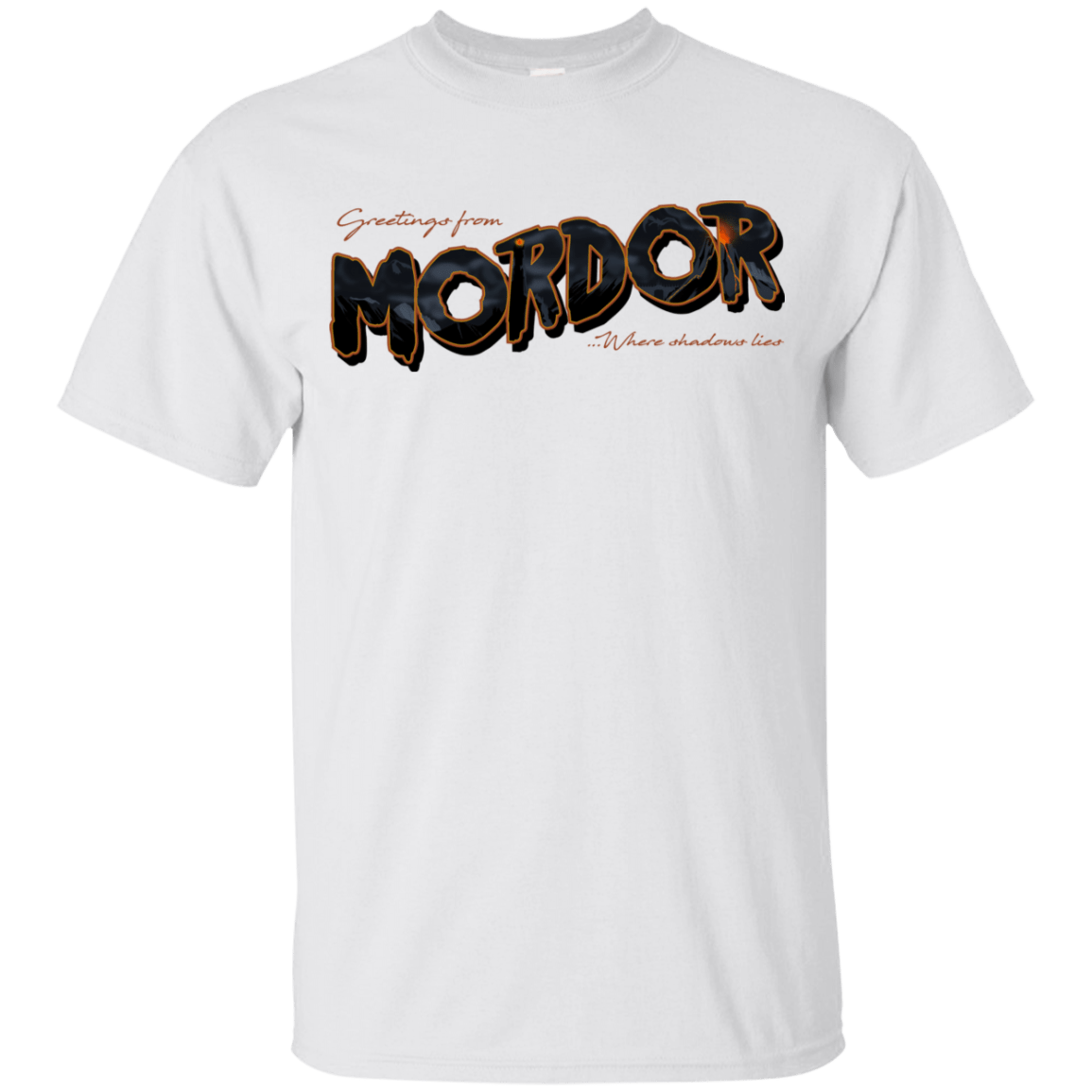 T-Shirts White / YXS Greetings From Mordor Youth T-Shirt